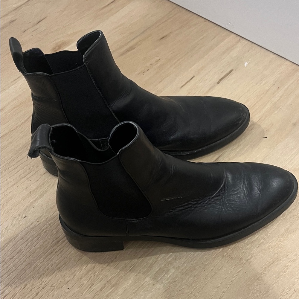 Zara Black Ankle Boots